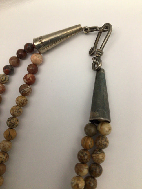 Vintage 2-strand Hopi Fetish SET Necklace and Earrings