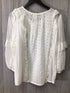 Johnny Was Jade Sarai Ruffle Blouse Size Large New