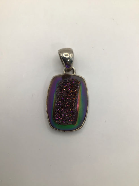 Tourmaline Druzy Pendant