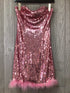 Judith March strapless Dress Sequined Size Medium