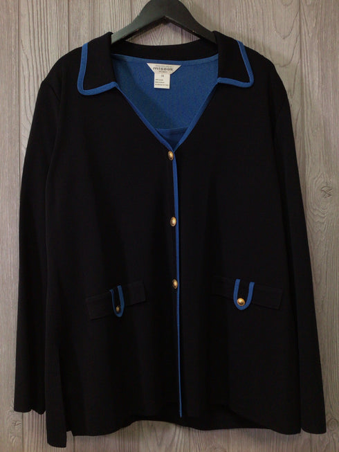 Misook Blazer + tank Size 1X Set