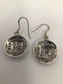 PSCL Silver Celtic Triskelion Drop Earrings