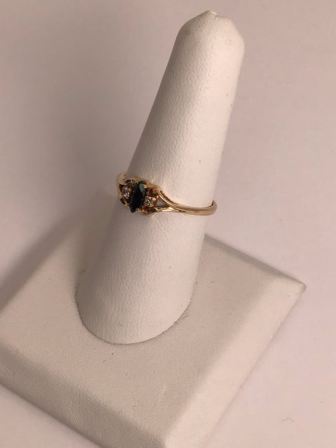 14k Gold Sapphire Ring Estate