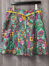 Lilly Pulitzer Skirt silk bl Size 10
