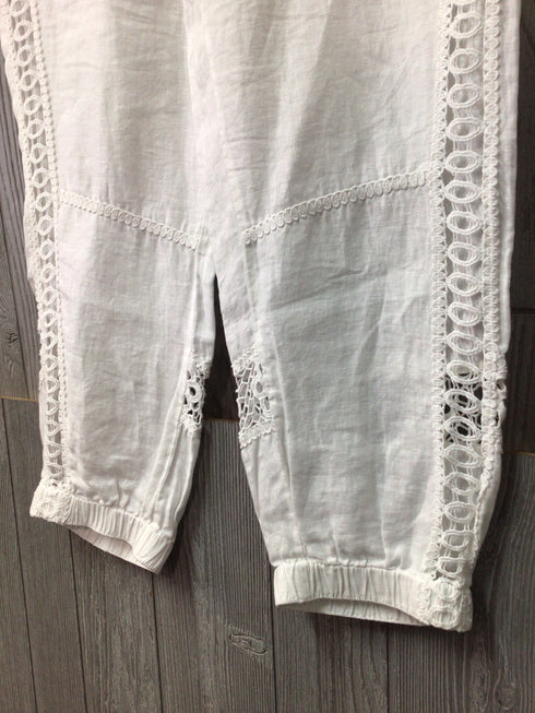 XCVI Linen jogger Pants Size Small
