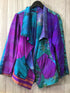 Mieko Mintz silk Jacket Size Medium Reversible pre-owned