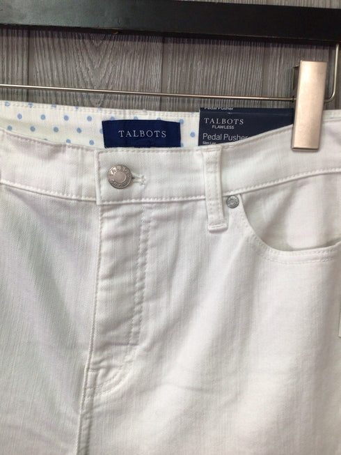 Talbots Pedal Pusher Jeans Size 10 New