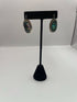 Abalone Pendant Necklace and Earrings SET Sterling Vintage