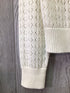 Demylee Pointelle Cardigan Cotton-linen Size Medium