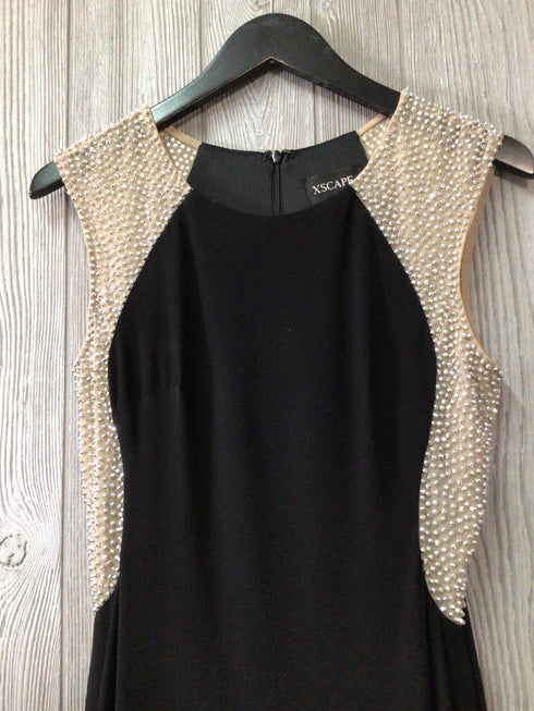Xscape Dress Hi-Lo Beaded Size 4