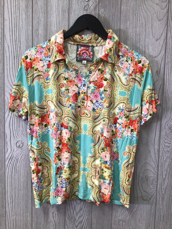 Johnny Was Jersey Pullover Top Size X-Small