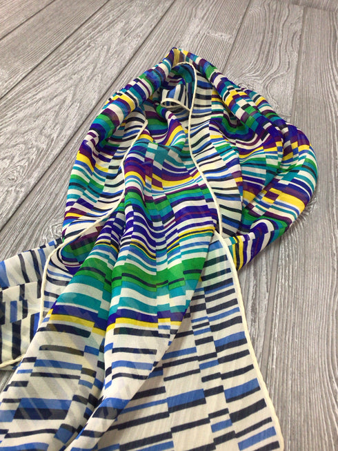 Missoni Rectangles print Silk Scarf
