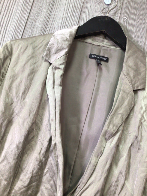 Eileen Fisher Metallic Blazer Size Medium