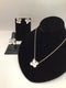 RLM Studios Dogwood Blossom Silver SET Necklace Earrings Ring