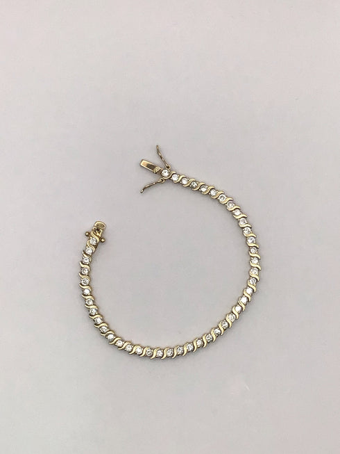 Sterling CZ Tennis Bracelet