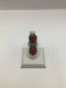 American West Silver Double Teardrop Jasper Ring sz 7.25