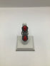 American West Silver Double Teardrop Jasper Ring sz 7.25