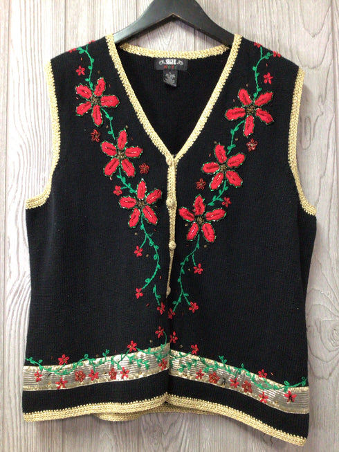 Vintage Xmas Sweater Vest Size Large