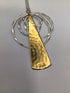 RLM Studio Silver & Brass Pendant Necklace Hammered