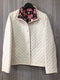 Hilary Radley Quilted Reversible Jacket Size Small