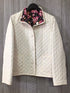 Hilary Radley Quilted Reversible Jacket Size Small