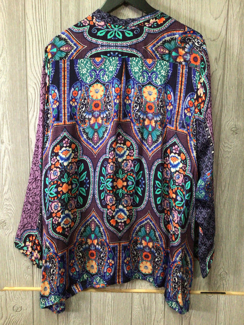 Johnny Was Blouse Silk Size XX-Large