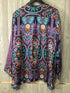 Johnny Was Blouse Silk Size XX-Large