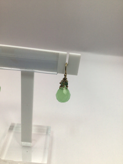 Green TearDrop Earrings