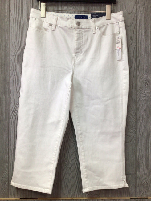 Talbots Pedal Pusher Jeans Size 10 New