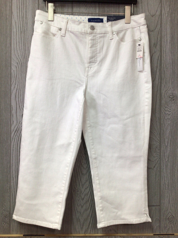 Talbots Pedal Pusher Jeans Size 10 New