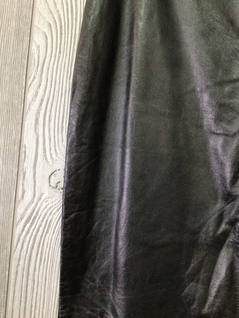 White & Warren Skirt Leather Size Small