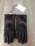 Paul Smith swirl stitch leather Gloves Size Large New