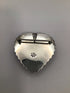 CII Silver Heart Pendant Ball edge Pin Mexico