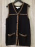 Kristen Scarcelli Vintage knit Vest Size Medium
