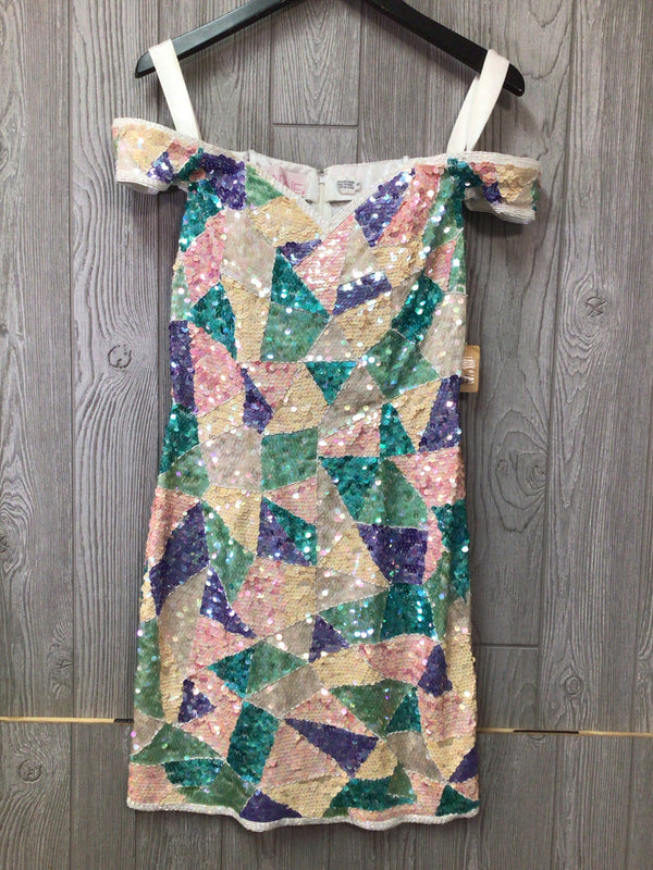 Nadine Vintage Sequined Dress Size Small