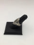 Silver Long Oval Ring