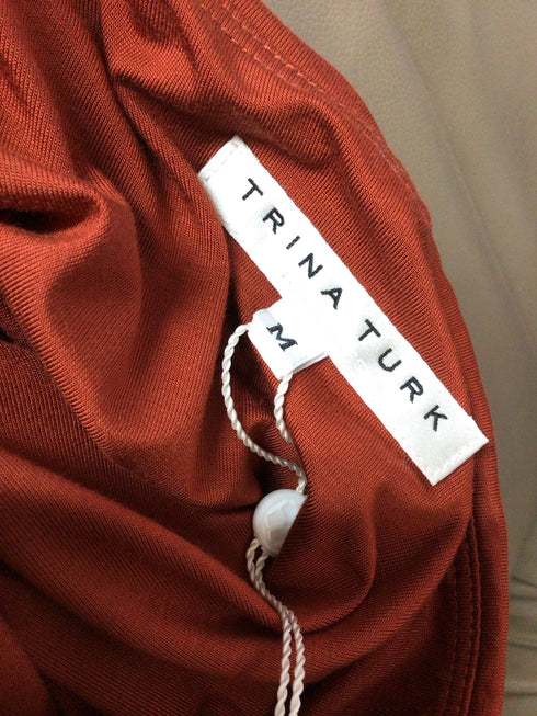 Trina Turk Jumpsuit Halter Jersey Size Medium
