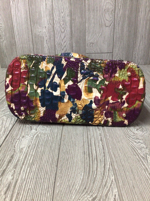 Brahmin Ezra Wildflower Melbourne Tote Leather