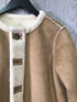 Faux-Shearling Reversible Jacket Size Medium