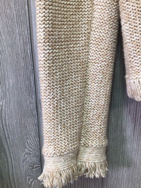 J. McLaughlin Fringe Cardigan Size Small Cotton