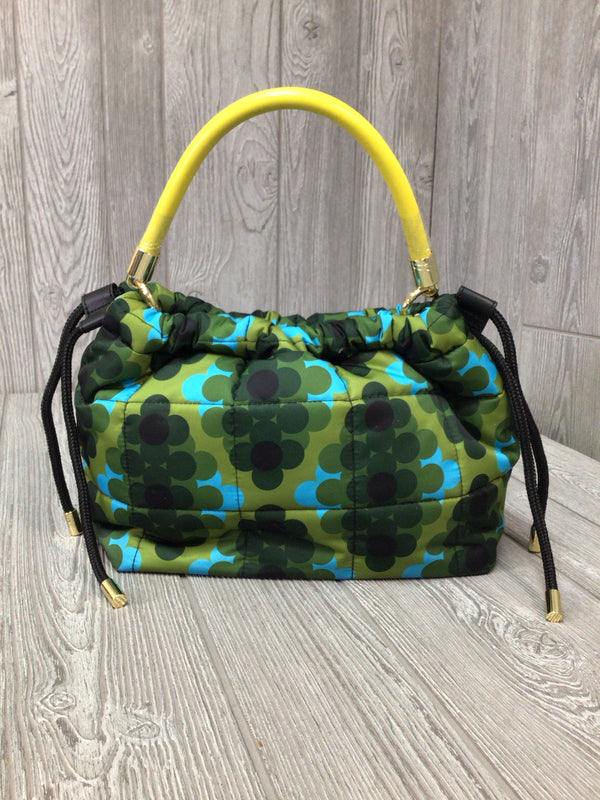 Orla Kiely Quilt Cosmos Drawstring Small Cirrus Purse New Pre-owned