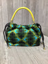 Orla Kiely Quilt Cosmos Drawstring Small Cirrus Purse New Pre-owned