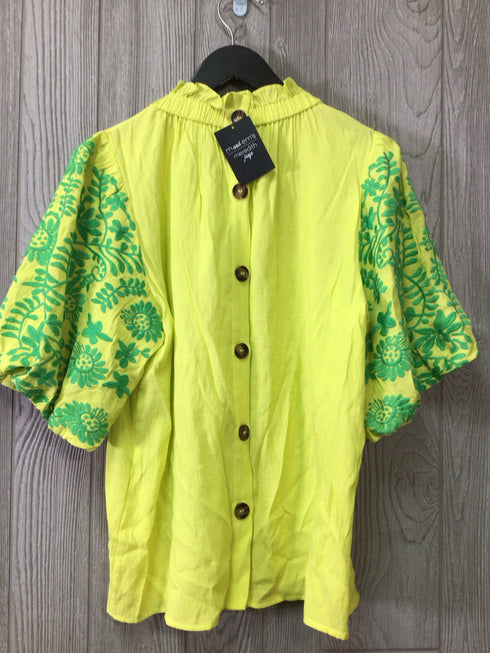 THML Top Lemon-lime Size X-Large New
