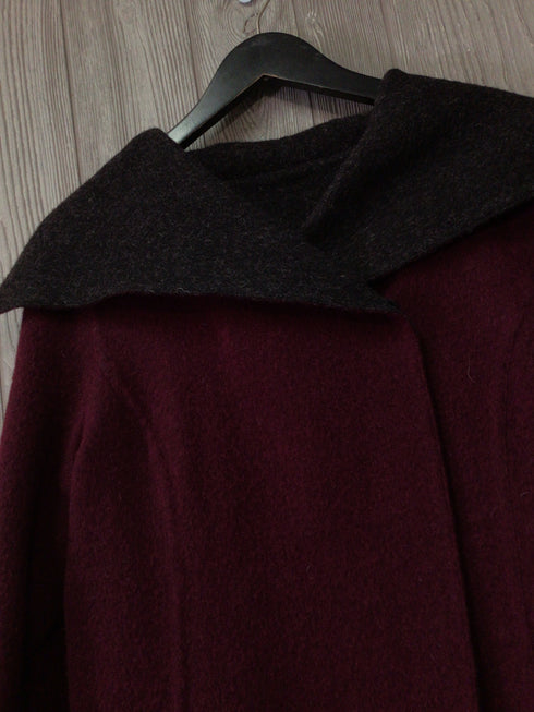 Beyond Threads Reversible Baby Alpaca Coat Size Small