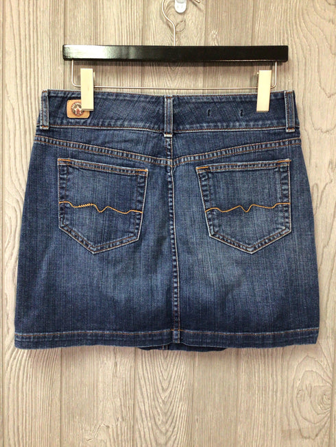 Red Engine Denim Skirt Size 28