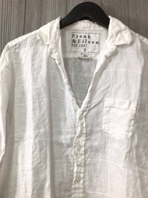 Frank & Eileen Linen-cotton Eileen Shirt Size Small