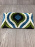 Blue Chenille clutch Purse