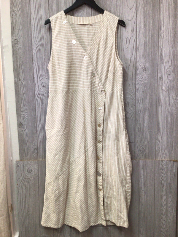 Soft Surroundings Linen Midi Dress Size X-Large