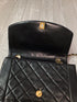 Chanel Quilted Diana Flap Bag Medium Lambskin Leather Vintage
