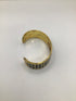 Evocateur Black & white stripe Cuff Bracelet